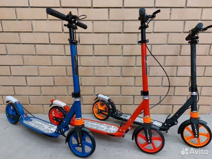 Самокат алюминиевый с дисковым тормозом