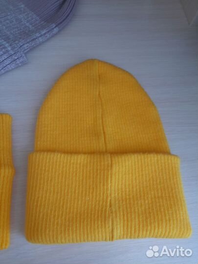 Шапка и снуд комплект для девочки