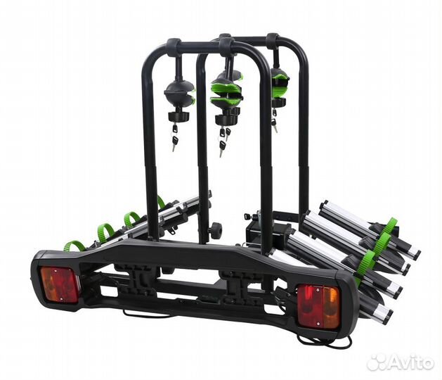 Велоплатформа WellTour-4 на фаркоп для 4 вел