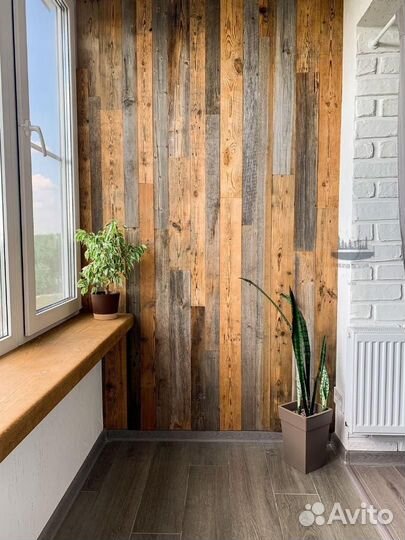 Панно из амбарной доски