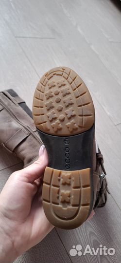 Сапоги утепленные для девочки ecco 30 размер
