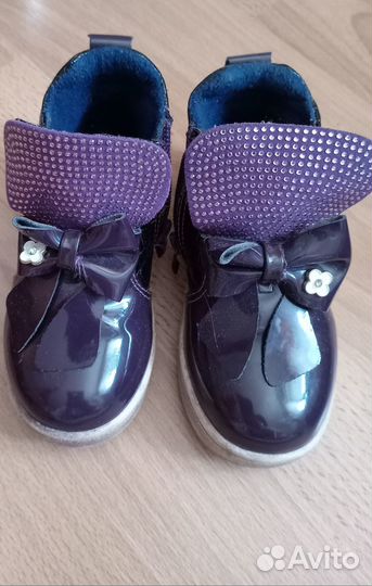 Ботинки деми для девочки 24 р