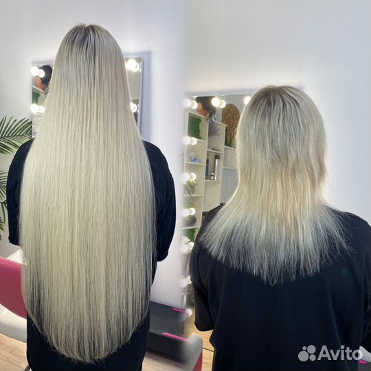 Наращивание волос гелевое(холодный метод)