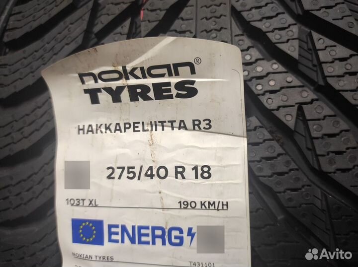 Nokian Tyres Hakkapeliitta R3 275/40 R18 103T