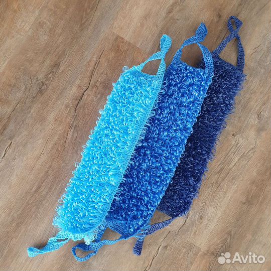 Мочалки ручной вязки