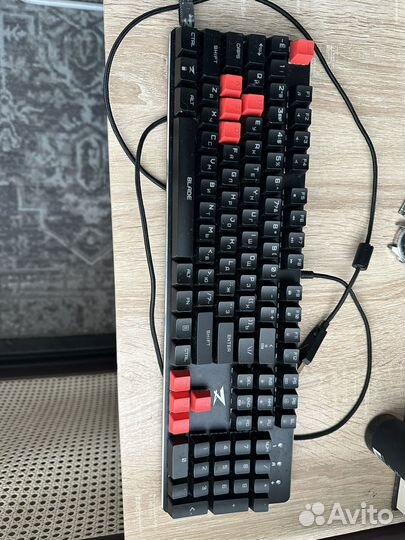 Клавиатура игровая ZET gaming Blade Kailh Red
