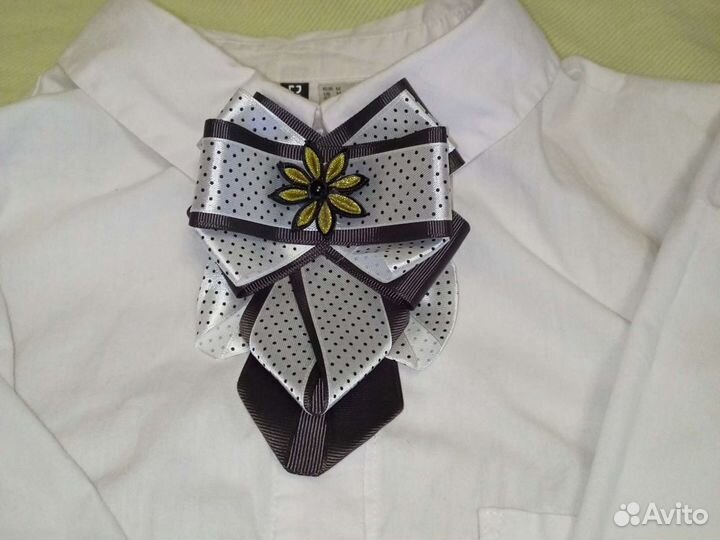 Галстук школьный, для девочки