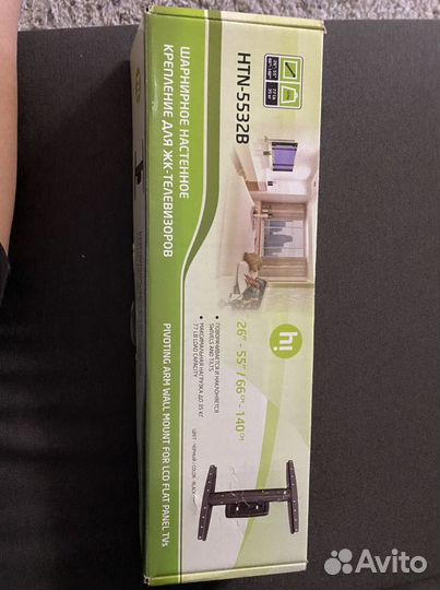 Шарнирное настенное крепление для ЖК телевизоров