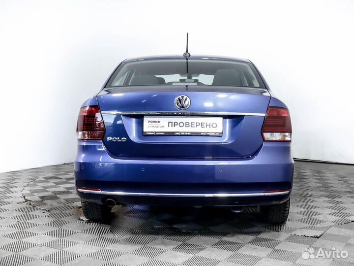 Volkswagen Polo 1.6 AT, 2018, 90 798 км