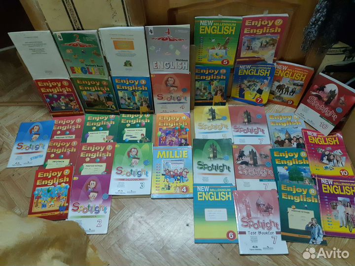 Учебники английского языка с 2 - 10кл