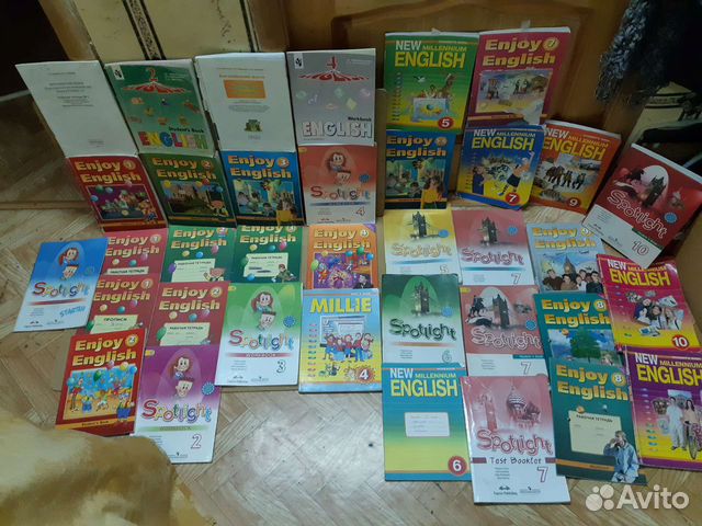 Учебники английского языка с 2 - 10кл