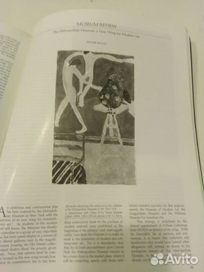 Журнал об искусстве Apollo январь 1988 г