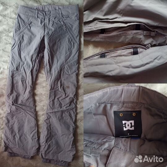 Сноубордические штаны женские 2шт: dc и roxy