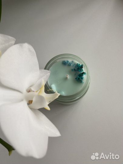 Ароматическая свеча ручной работы