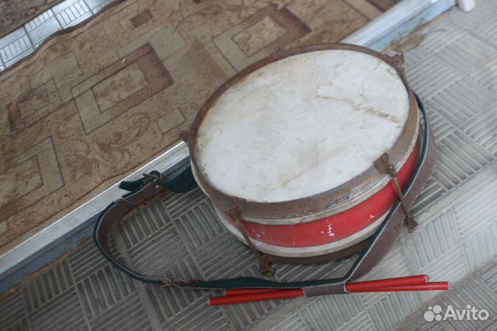 Малый барабан б/у пионер