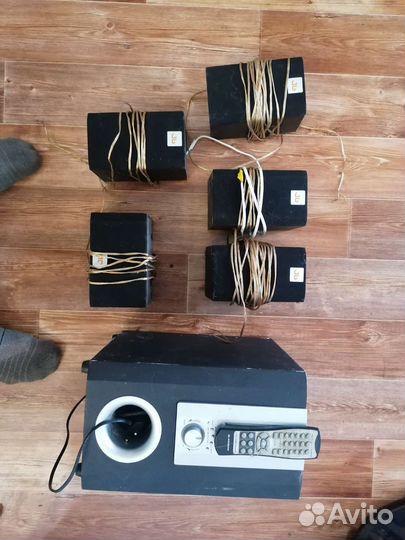 Колонки Jetbalance JB-631, 5.1, черный