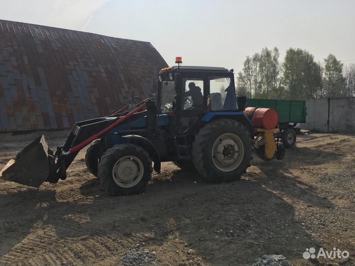 Услуги трактора мтз