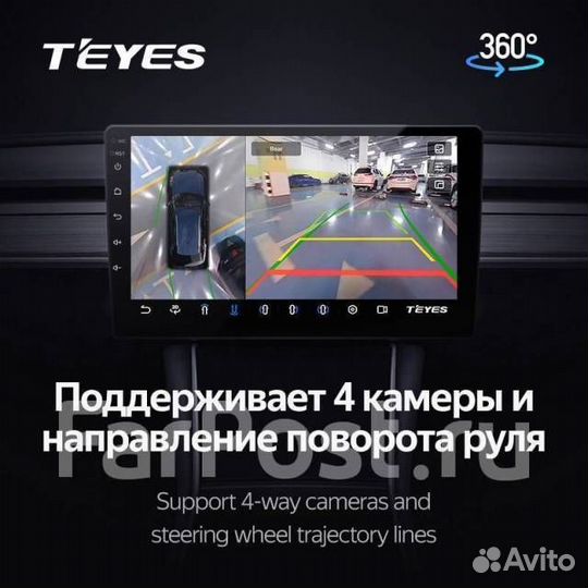 Teyes CC3 6/128GB (360) Обзор Крым Новые