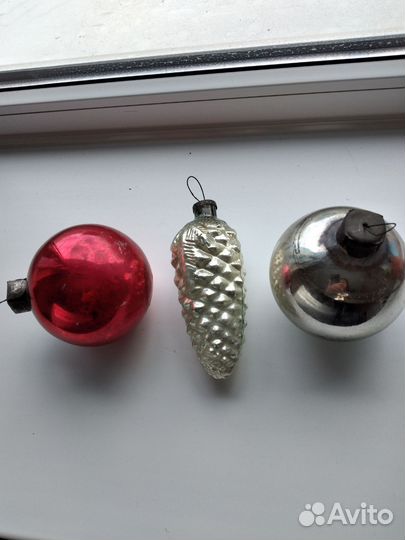 Елочные игрушки СССР одним лотом