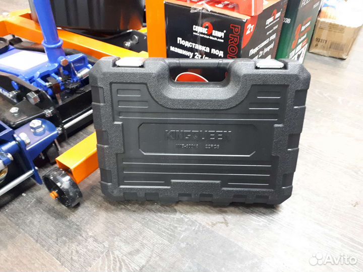 Набор головок удлиненных с трещоткой 1/2 KQ