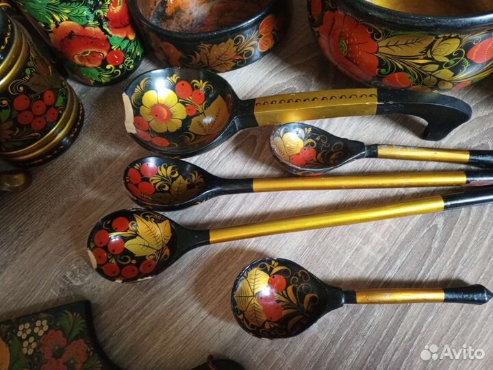 Набор хохлома самовар