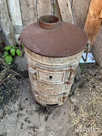 Печь чугунная пов-57 буржуйка из серого чугуна