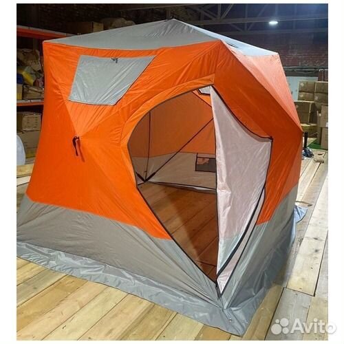 Палатка куб трехслойная зимняя