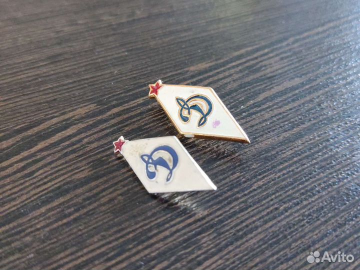 Значки Зенит, Спартак,Динамо, цска