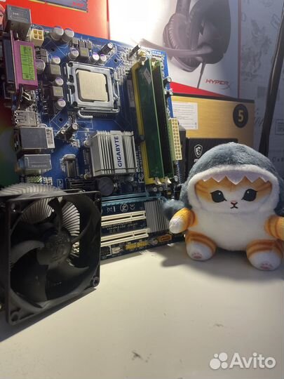 Комплект материнская плата LGA775