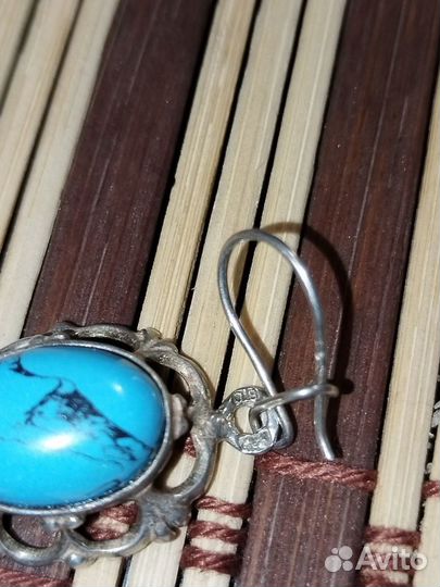 Серьги серебро