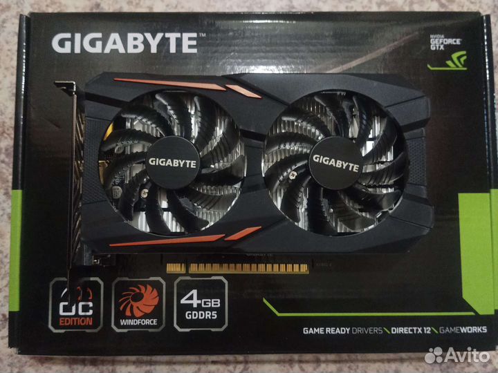 Видеокарта gtx 1050 ti 4gb