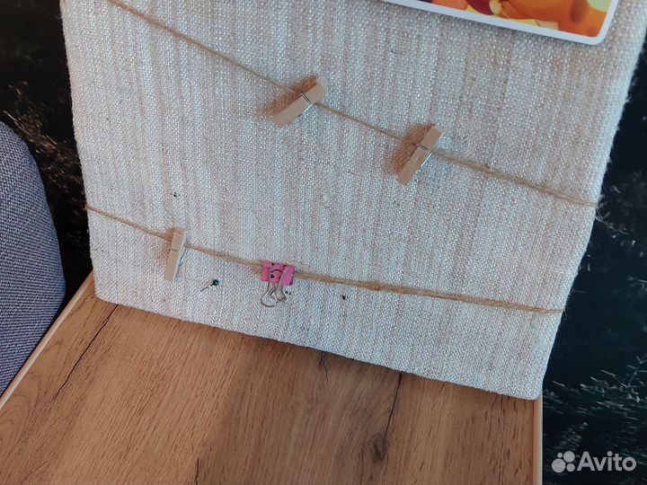 Рамка для фото с прищепками 73х30 см