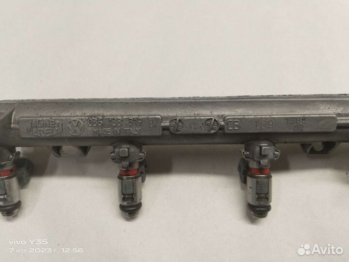 Топливная рейка golf 1.4 bca