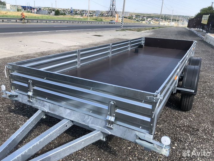 2-осный прицеп Мзса с кузовом 4,6 х 1,51 м
