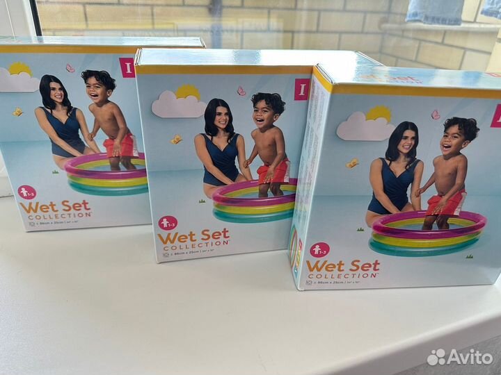 Детский надувной бассейн intex