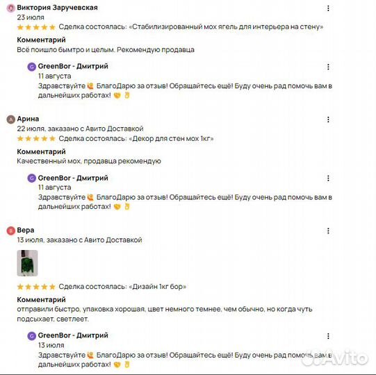 Вечно зеленый мох для декора кашпо спилы рейка