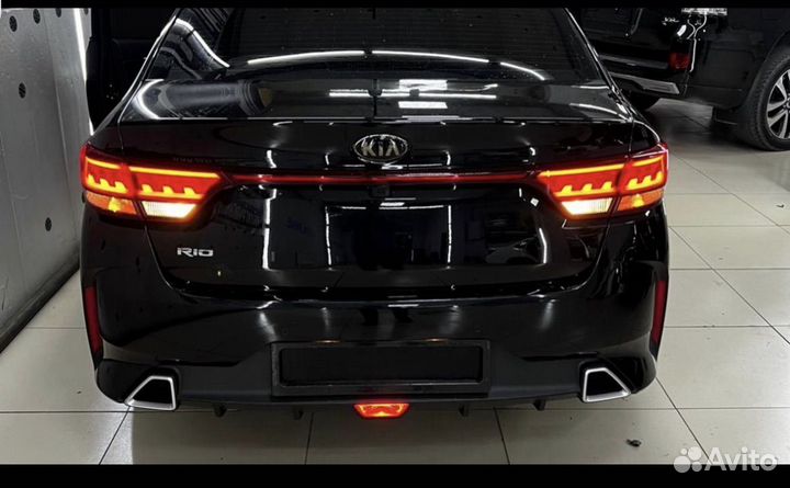 Диодные фонари кия рио 4