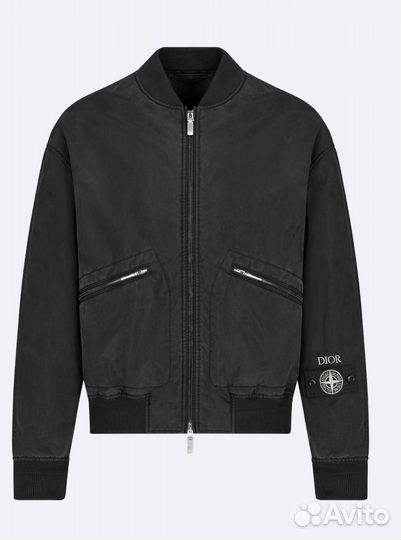 Бомбер dior x Stone island