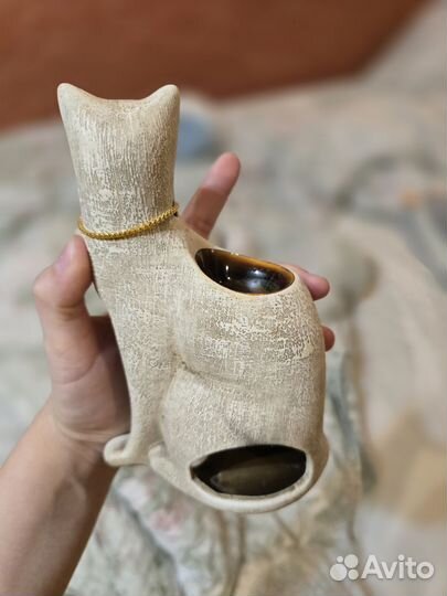 Кошка подсвечник для эфирных масел