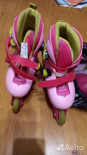 Роликовые коньки детские раздвижные