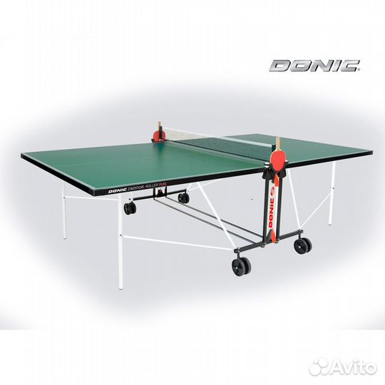 Теннисный стол DonicIndoor Roller FUN зеленый
