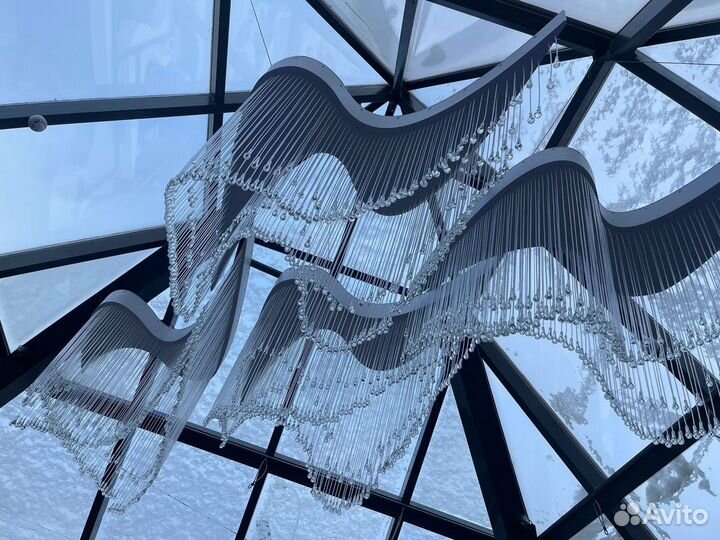 Оптоволоконная люстра optic light