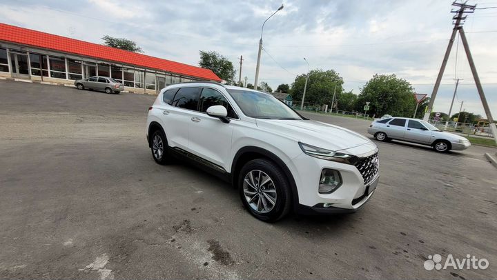Hyundai Santa Fe 2.2 AT, 2019, 125 000 км