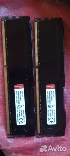 Оперативная память ddr3 fury hyperx 2x4GB