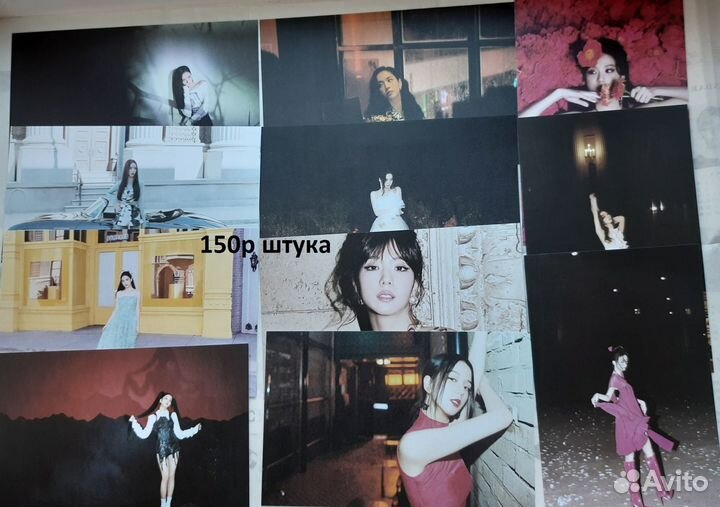 Официальные карты kpop Джису Blackpink