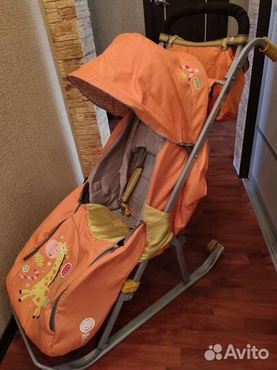 Санки коляска ника