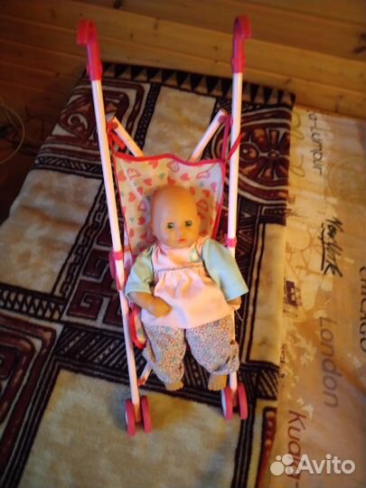 Кукла Анабель, кровать, коляска