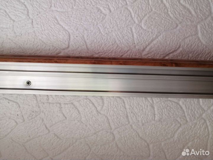 Карниз потолочный алюминиевый двухрядный