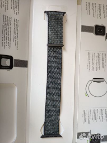 Ремешок для часов Apple 42mm Black Nike Sport Loop