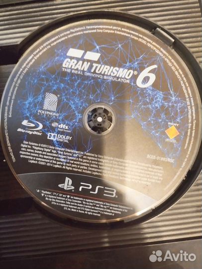 Диск Grand Turismo6 для PS3